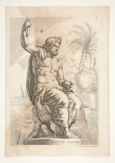 Jupiter Olympius, de Sculpturae Veteris Admirata - Joachim von Sandrart