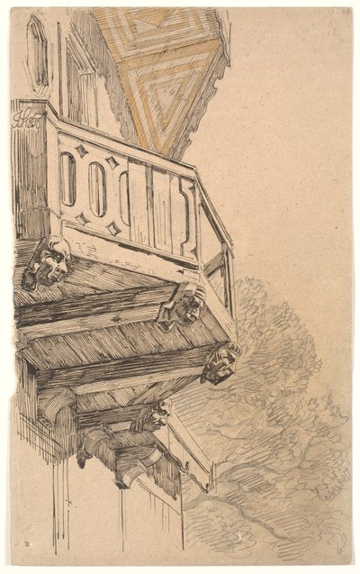 Une aile de la villa de H.C. Aggersborg à Classens Have - Joakim Frederik Skovgaard