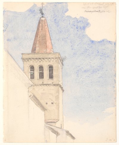 Clocher à Sansepolcro - Joakim Frederik Skovgaard