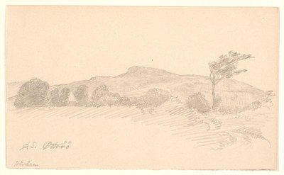 Paysage avec vue sur la crête de Höråsen. Öströö - Joakim Frederik Skovgaard