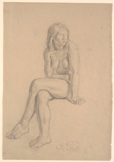 Ève assise - Joakim Frederik Skovgaard