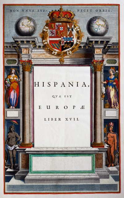 Hispania quae est Europae, Livre XVII, page de titre du Volume IX - Joan Blaeu