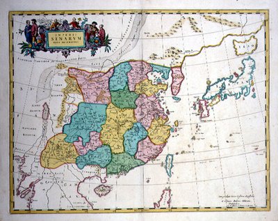 Japon, Chine et Corée en tant que péninsule, c.1700 - Joan Blaeu