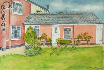 Jardin arrière, Red Cottage Studios, Suffolk, 2000 - Joan Thewsey