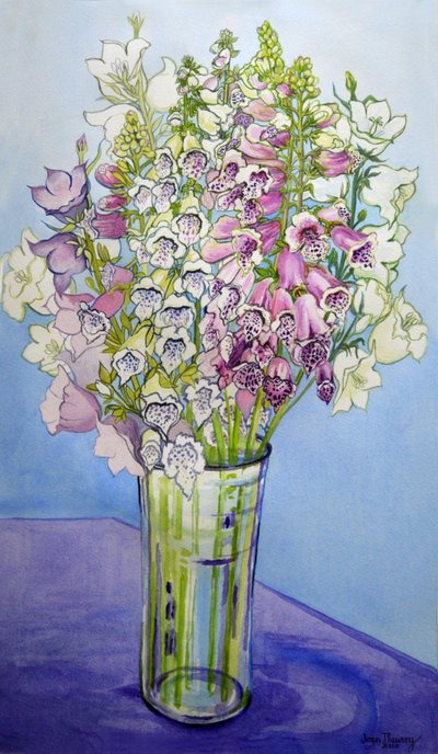 Digitale et campanules - Joan Thewsey