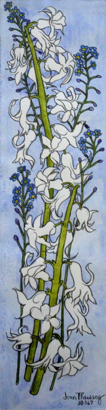 Jacinthes et myosotis, 2012 - Joan Thewsey