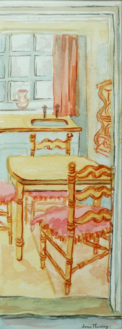 Cuisine de cottage rouge, Suffolk, 2000 - Joan Thewsey