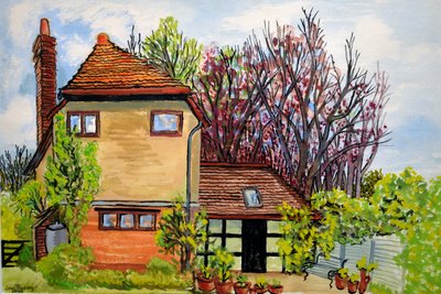 Rose Cottage, Cookham, Ferme de Lord Astor, Cliveden, 2009 - Joan Thewsey
