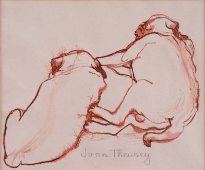 Deux chiots carlins, les frères - Joan Thewsey