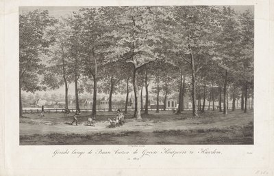 Vue de la Baan à Haarlem - Joannes Pieter Visser Bender