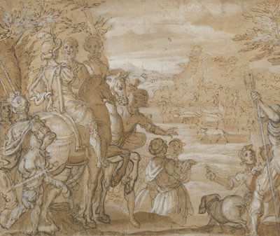 Partie de chasse, vers 1555-1565 - Joannes Stradanus