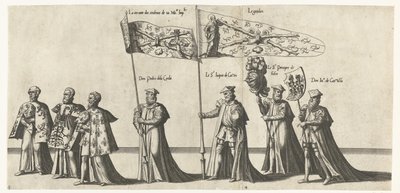 Partie du défilé, n° 3 et 4 (Cortège funèbre de l