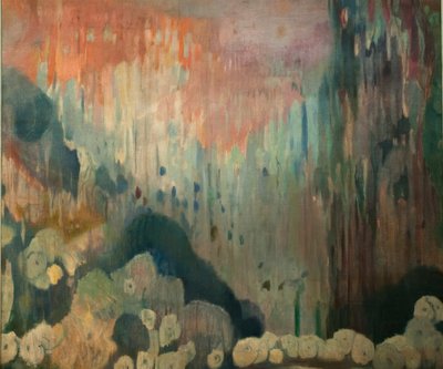 Baies de Majorque, fragment de la décoration de la Casa Trinxet - Joaquim Mir i Trinxet