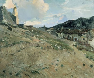 Le clocher - Joaquim Mir i Trinxet