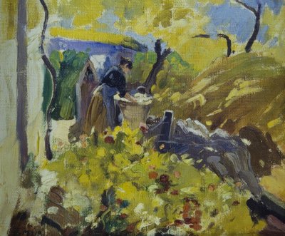 Les blanchisseuses - Joaquim Mir i Trinxet