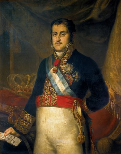 Portrait de Ferdinand VII - Joaquin Manuel Fernandez Cruzado