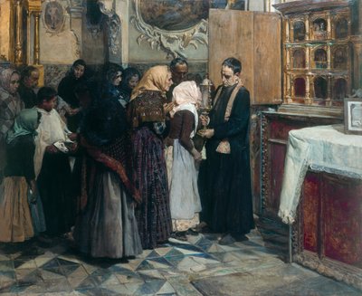 Embrasser la Relique - Joaquín Sorolla