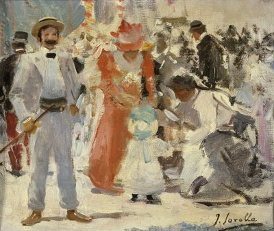 À la foire - Joaquín Sorolla
