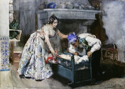 Attention à ne pas le réveiller; Cuidado, No le Despiertes - Joaquín Sorolla