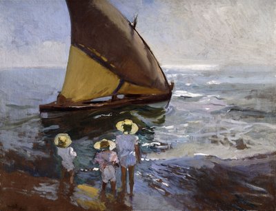 Sur la plage, Valence - Joaquín Sorolla