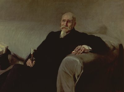 Portrait de José Echegaray y Eizaguire, mathématicien et dramaturge espagnol - Joaquin Sorolla y Bastida