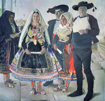 Lagarterans typiques - Joaquin Sorolla y Bastida