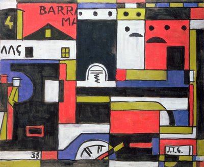 Construction de locomotive - Joaquin Torres Garcia