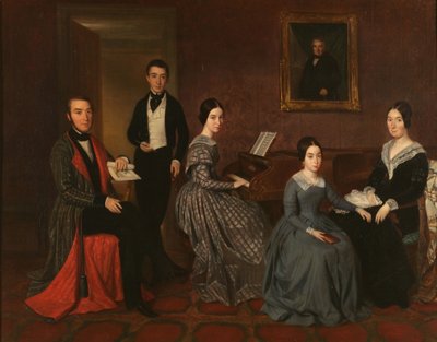 La famille de Jorge Flaquer - Joaquín Espalter y Rull