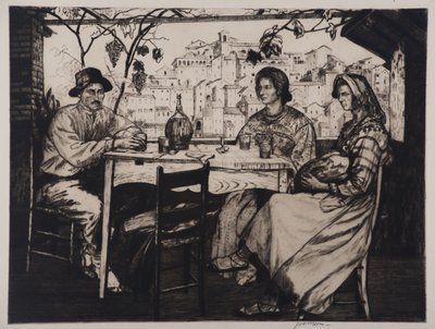 Una Trattoria, 1928 - Job Nixon