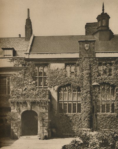 Grande salle où dînent les frères de la Chartreuse, vers 1935 - Joel