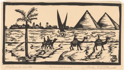 Caravane - Joh. Fonken (signed by artist)