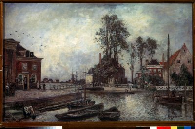 Quai du canal - Johan Barthold Jongkind