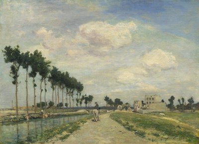 Le chemin de halage - Johan Barthold Jongkind