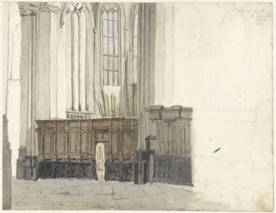 Chapelle des drapiers dans la Nieuwe Kerk à Amsterdam - Johan Adolph Rust