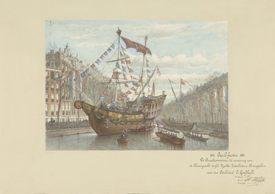 Décorations sur le Herengracht à l