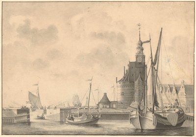 Le port de Hoorn - Johan Antonie Kaldenbach