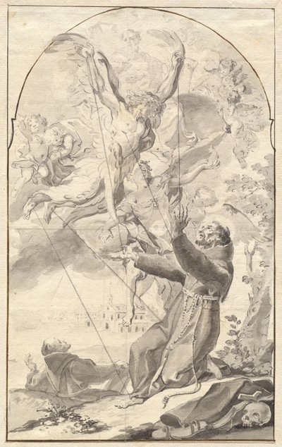 La Stigmatisation de Saint François - Johan Baptist Enzensberger