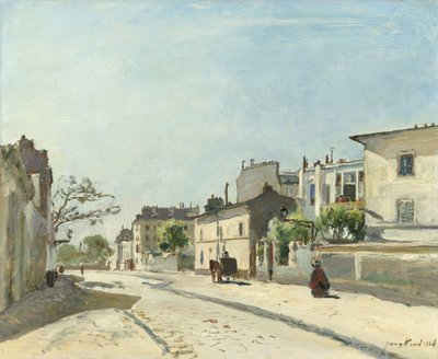 Rue Notre-Dame, Paris - Johan Barthold Jongkind (signed by artist)