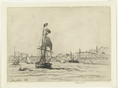 Le port de Honfleur - Johan Barthold Jongkind