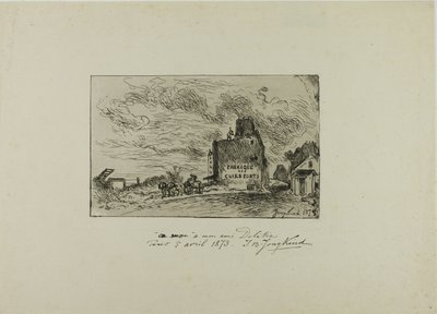 Démolition de la rue des Francs-Bourgeois Saint Marcel - Johan Barthold Jongkind