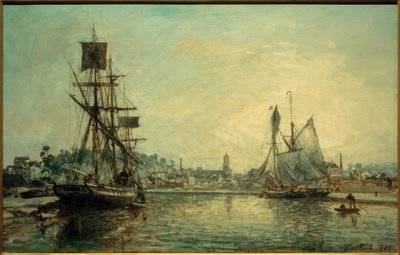 Le port de Honfleur - Johan Barthold Jongkind