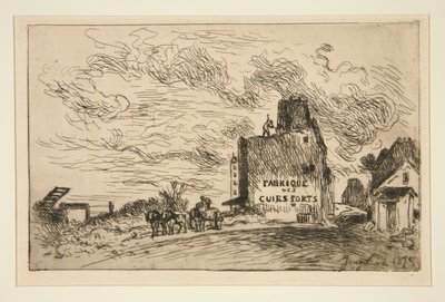 Démolitions de la Rue des Francs-Bourgeois Saint-Marcel - Johan Barthold Jongkind