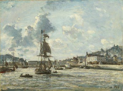 Entrée du port de Honfleur, 1863-64 - Johan Barthold Jongkind
