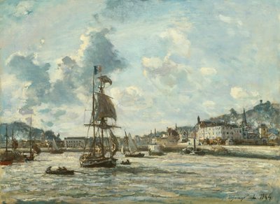 Entrée du port de Honfleur, 1863-64 - Johan Barthold Jongkind