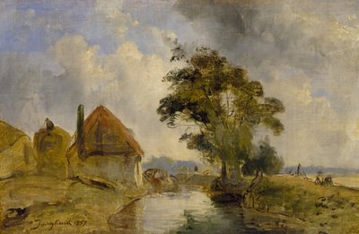 Environs de Breda - Johan Barthold Jongkind