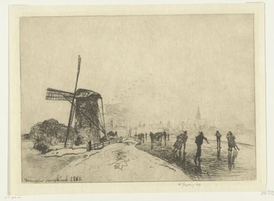 Vue de Maassluis - Johan Barthold Jongkind