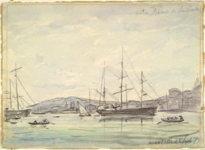 Scène de port, Marseille - Johan Barthold Jongkind
