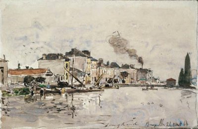 Le canal à Bruxelles - Johan Barthold Jongkind