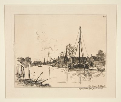 Le Canal - Johan Barthold Jongkind