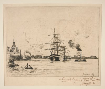 Le Vieux Port de Rotterdam - Johan Barthold Jongkind